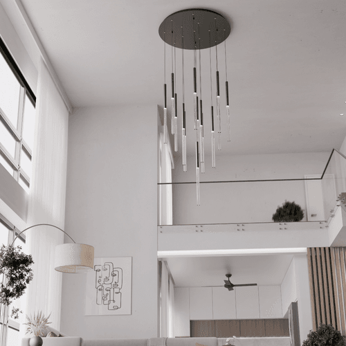 Rhea 14 Light Pencil Drop Pendant Light