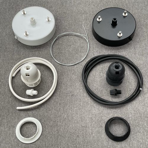 3-Wire Suspension Set - iO Large Drum Pendant Shades