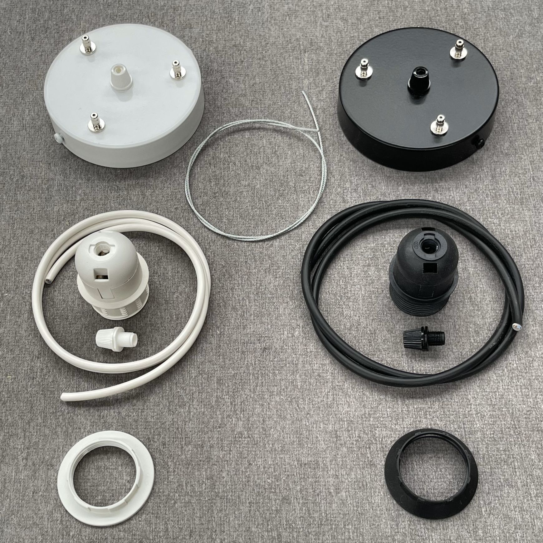 4-Wire Suspension Set - iO² Square Pendant Shade