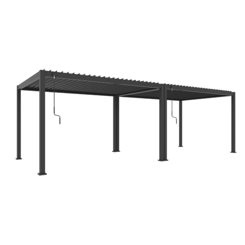 Louvred Pergola Louvre Roof Dark Grey | DTP-LR0307-GY