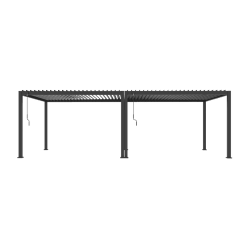 Louvred Pergola Louvre Roof Dark Grey | DTP-LR0308-GY