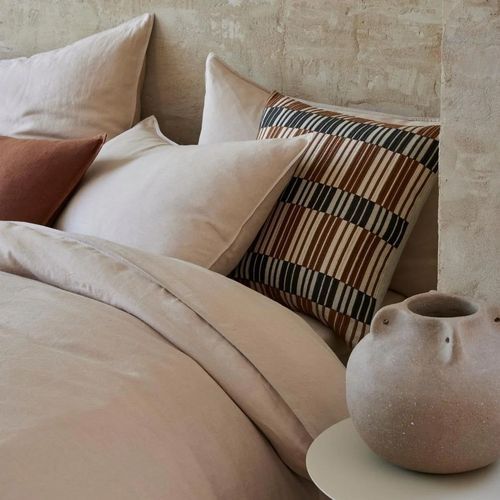 Ravello Pillowcase Pair - Shell | Standard, King or Euro Size