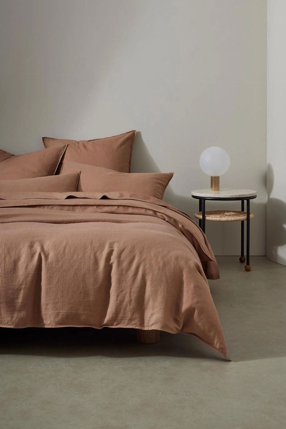 Ravello Pillowcase Pair - Biscuit | Standard, King or Euro