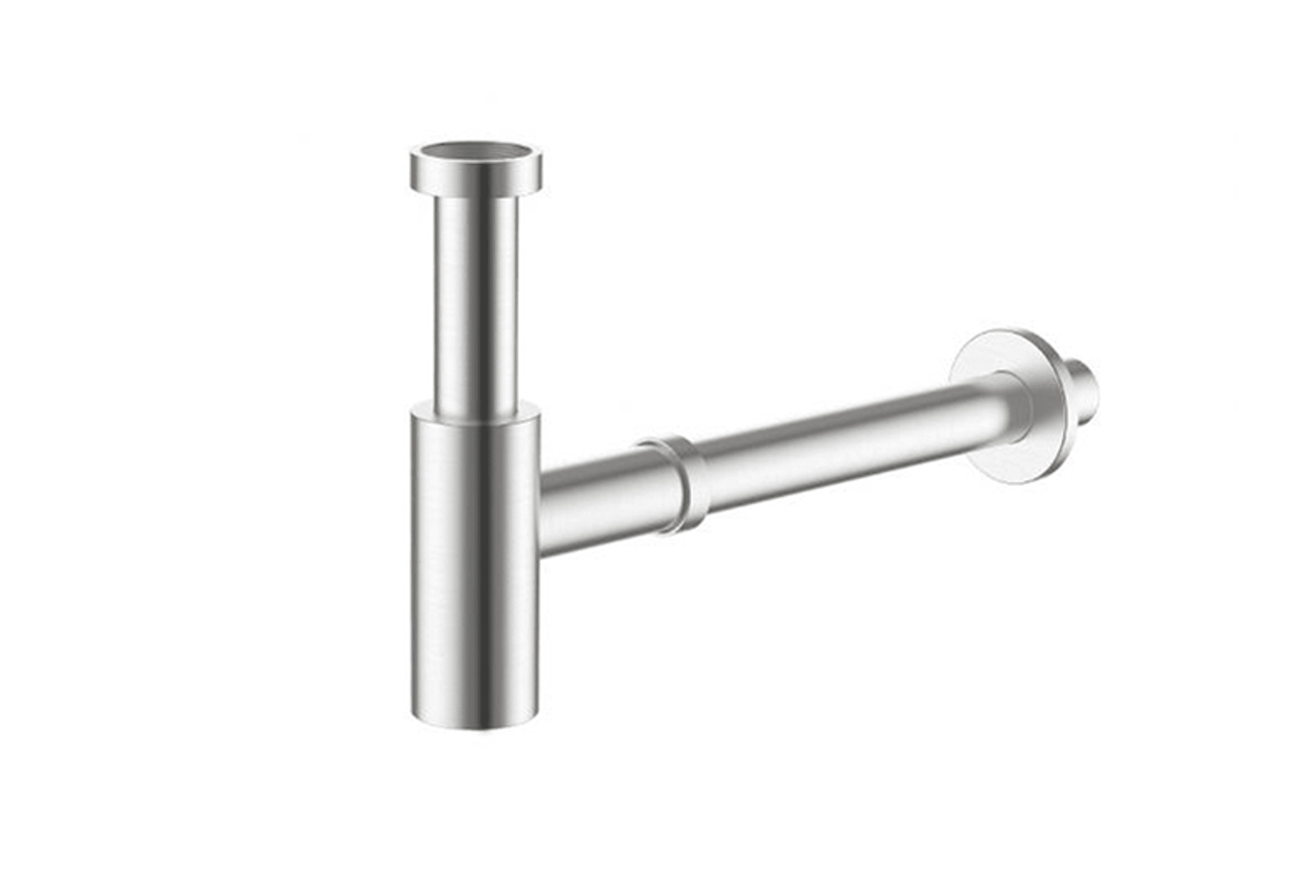 Swiss Deluxe Bottle Trap 32mm Brushed Stainless Steel