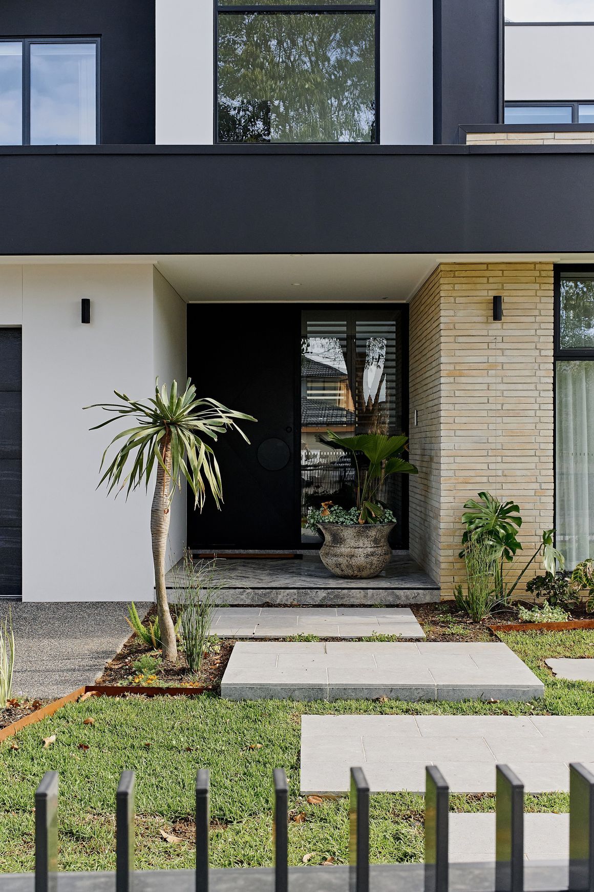 Iron Pivot Entry Doors - Galvanised FWA50