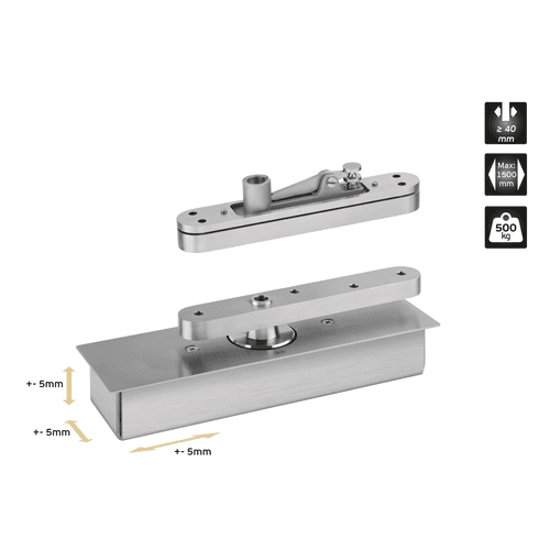 IN.05.500 Pivot for Single or Double Action Doors 500kg