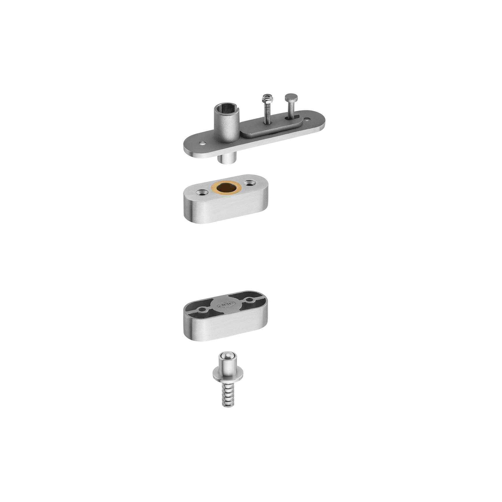 IN.05.202.A/B Concealed Pivot System for Wooden Doors