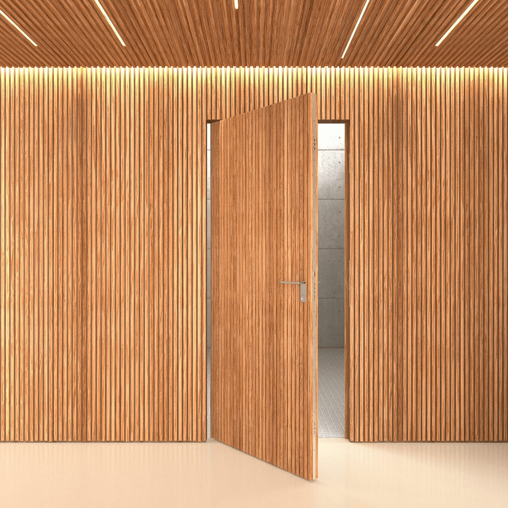 IN.05.202.A/B Concealed Pivot System for Wooden Doors