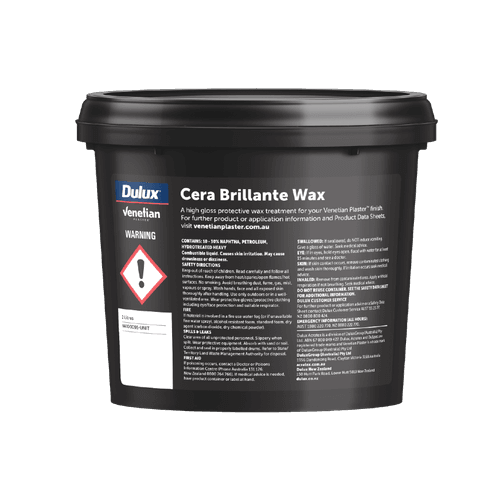 Venetian Plaster - Cera Brilliante Wax