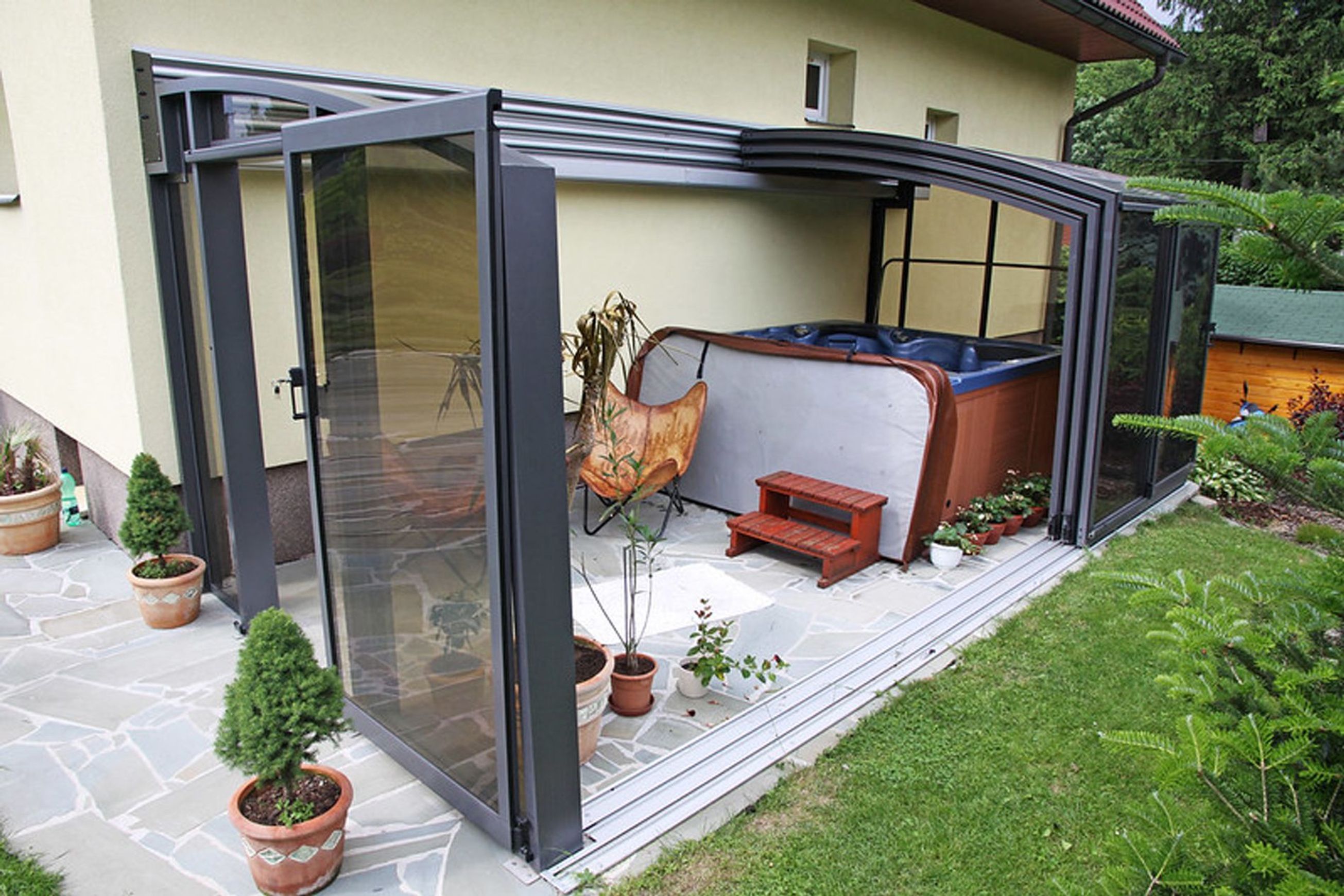Corso Solid Pool Enclosure