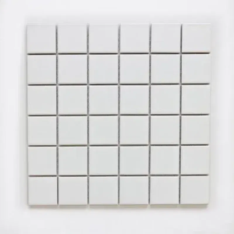 White Matt | Pool Mosaic Tiles