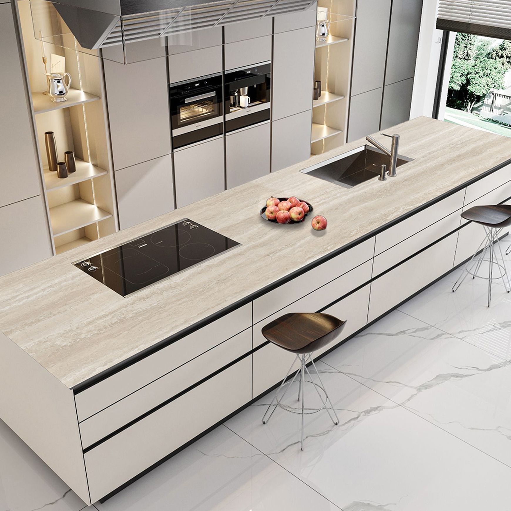 Roman Travertine Beige 1600x3200x20mm