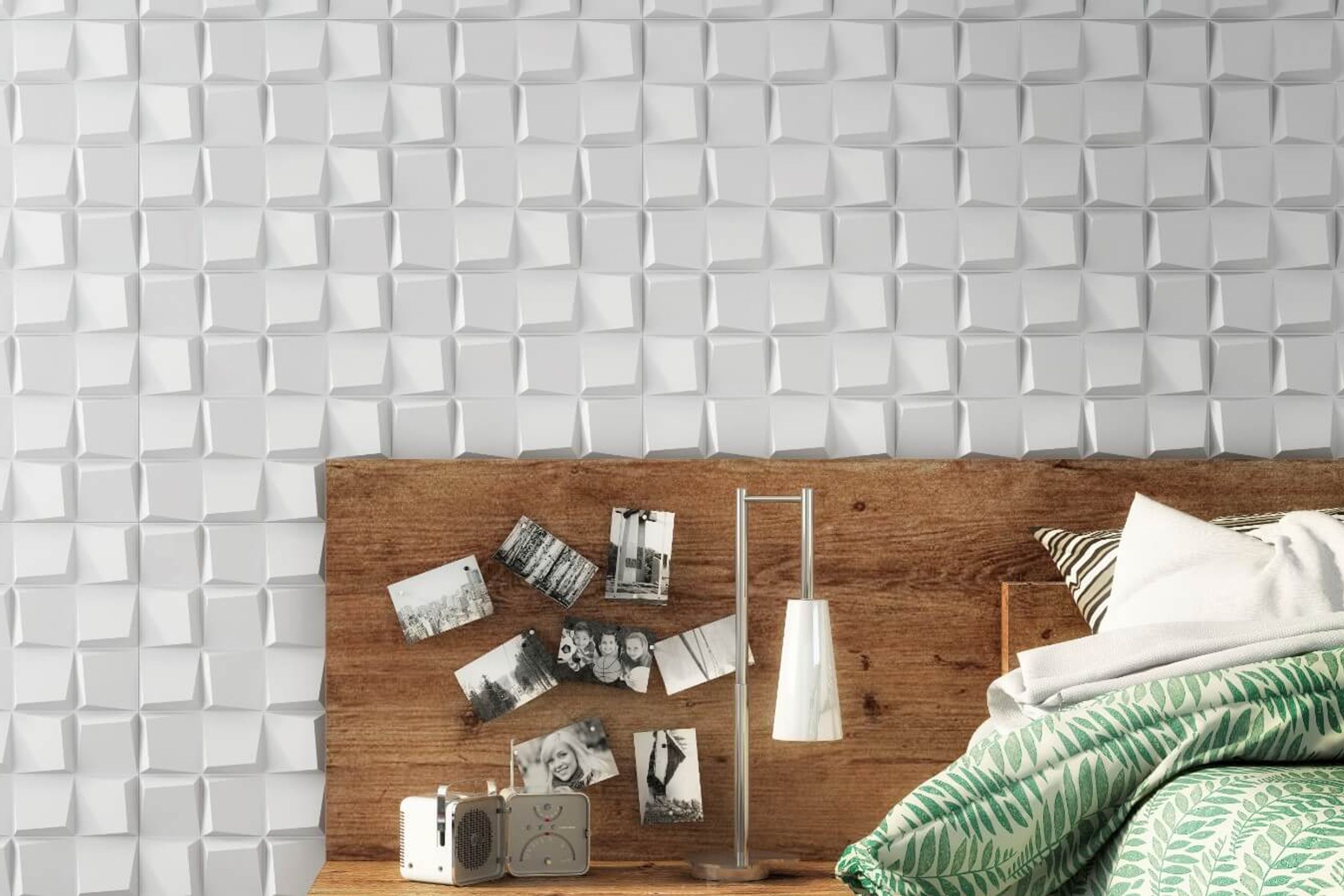 3D Magnolia Modular Wall Tile by Muros - Contemporary