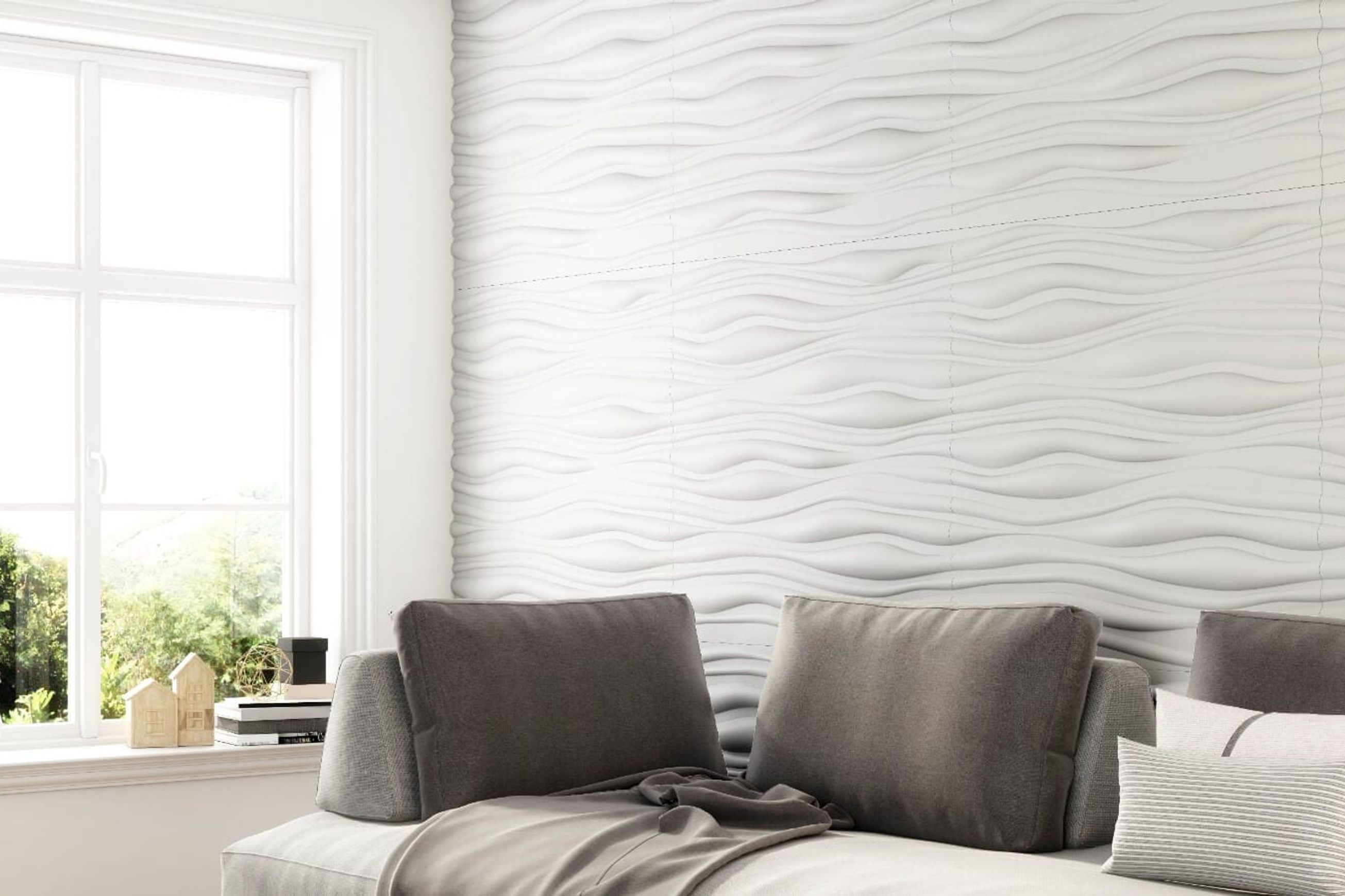 3D Magnolia Modular Wall Tile by Muros - Contemporary