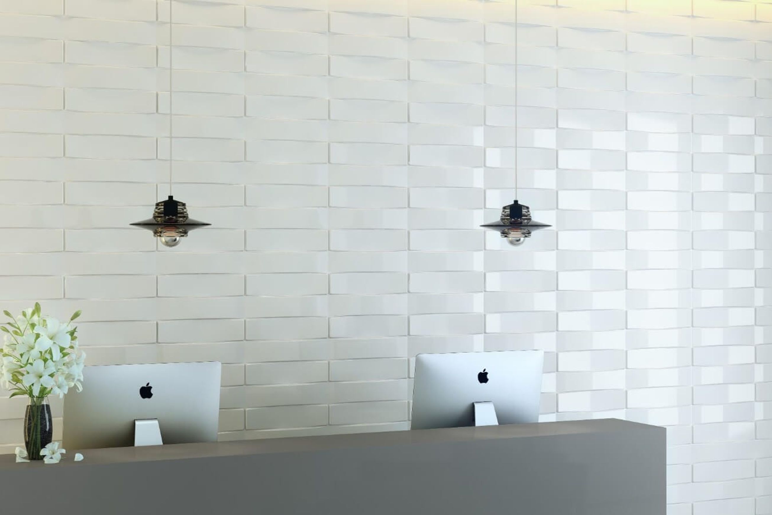 3D Magnolia Modular Wall Tile by Muros - Contemporary