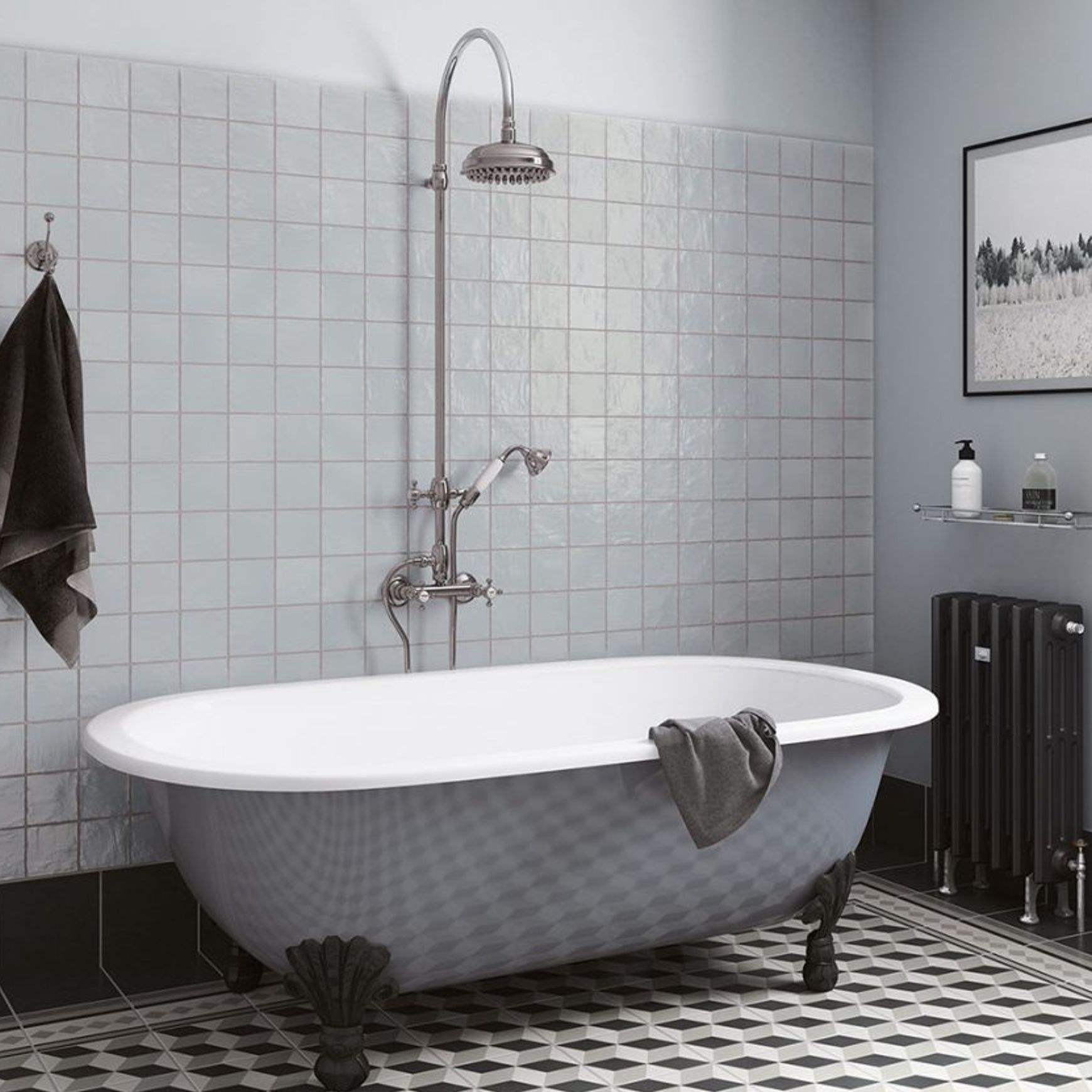 Mallorca Satin Tiles by Equipe