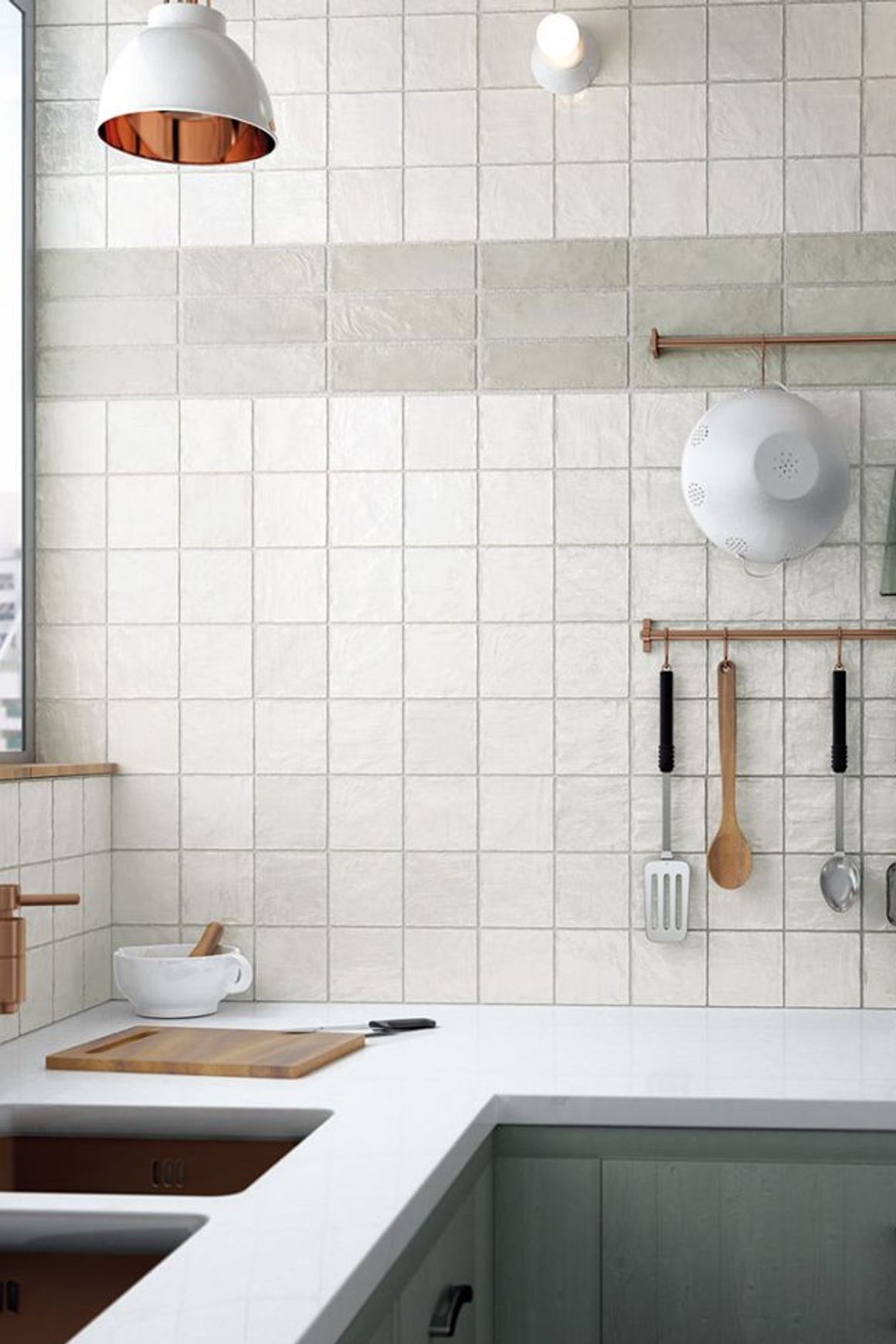Mallorca Satin Tiles by Equipe