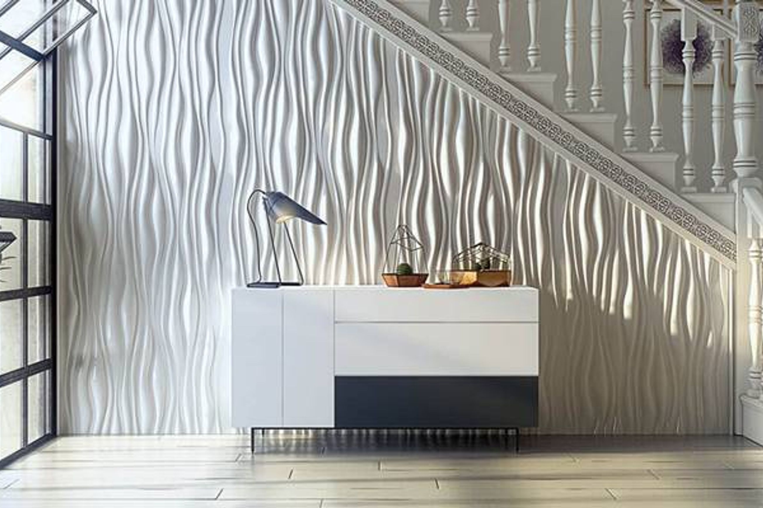 3D Magnolia Modular Wall Tile by Muros - Contemporary
