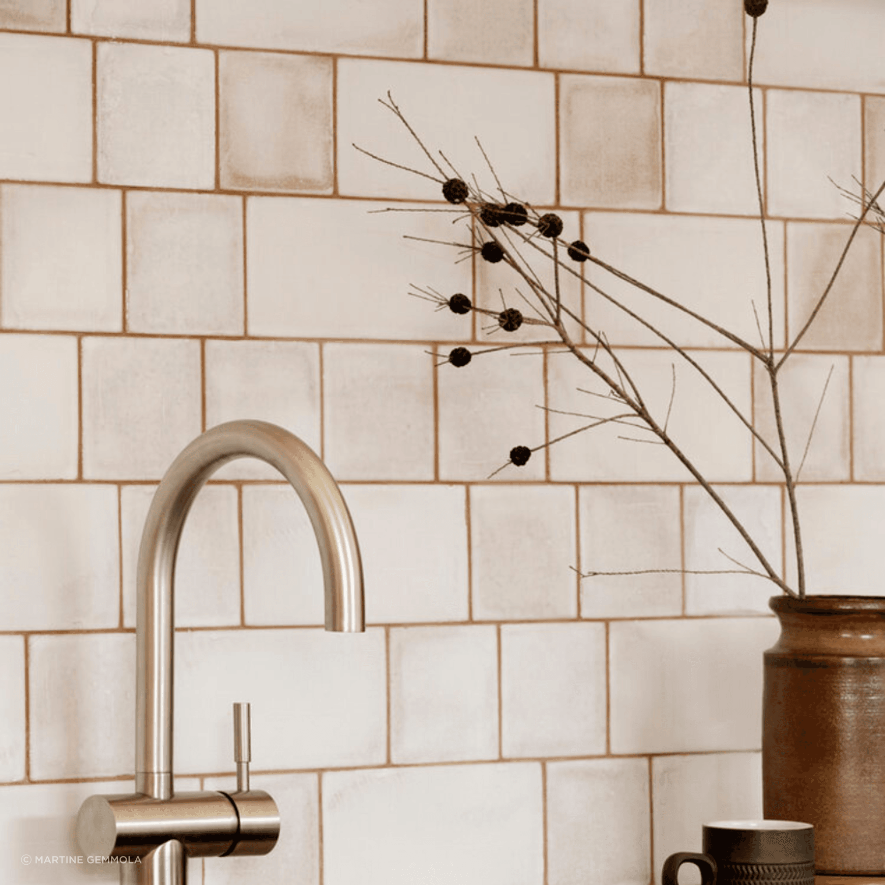 Spatula Bianco Handmade Look Tile