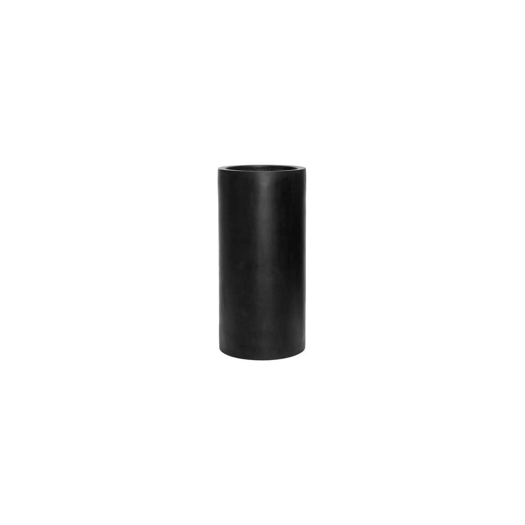 Black Cylinder 350 Planter