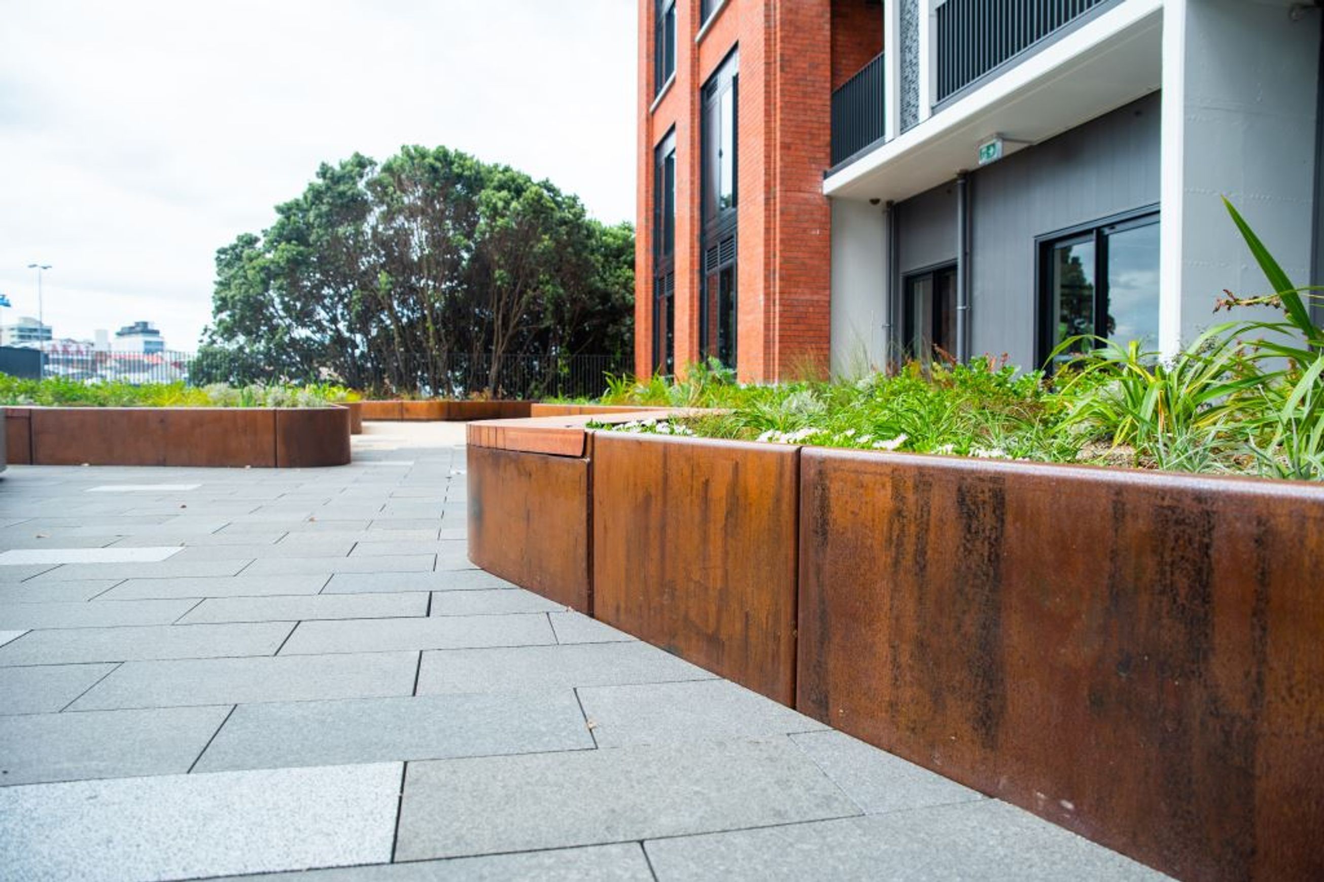 Steel Corten Planter Box