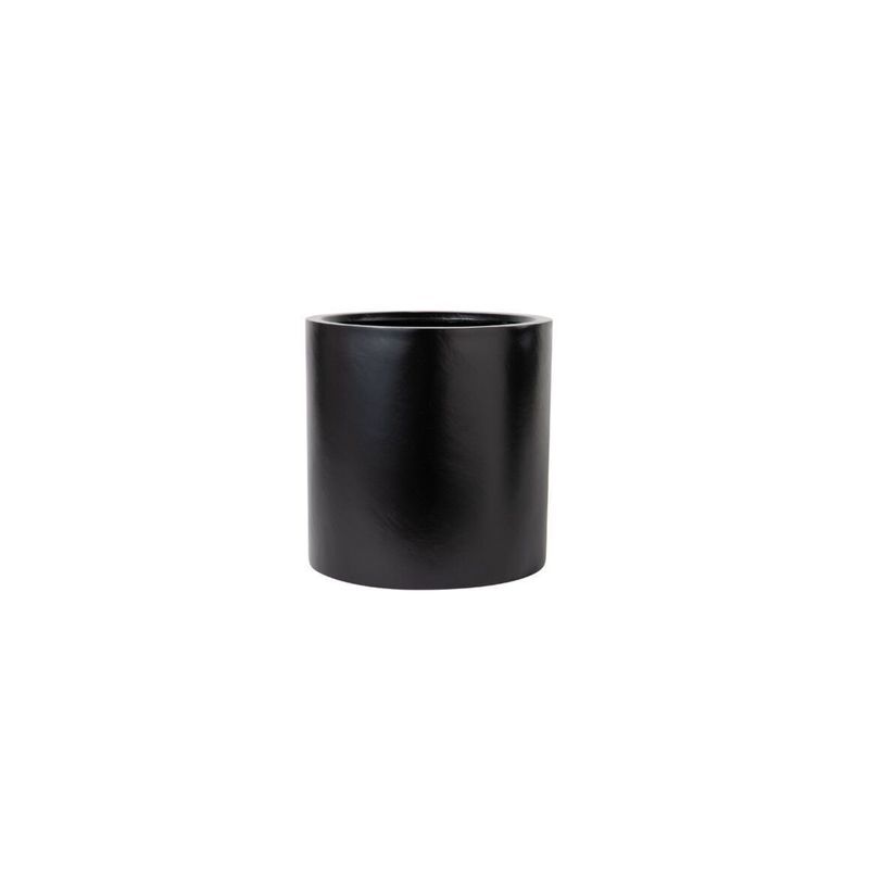 Black Cylinder 425 Planter