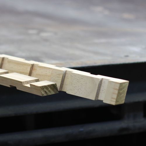 EB4 Castellated Timber Cavity Batten