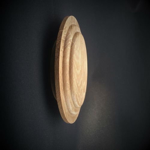 Deko Curved Rings  - Timber Door Handle - TDH013c
