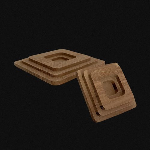 Deko Geo - Timber Door Handle - SDH013g