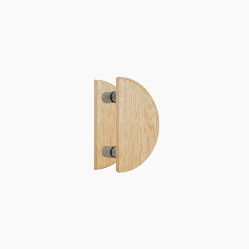 C4225OAK HALF ROUND BTB HANDLE