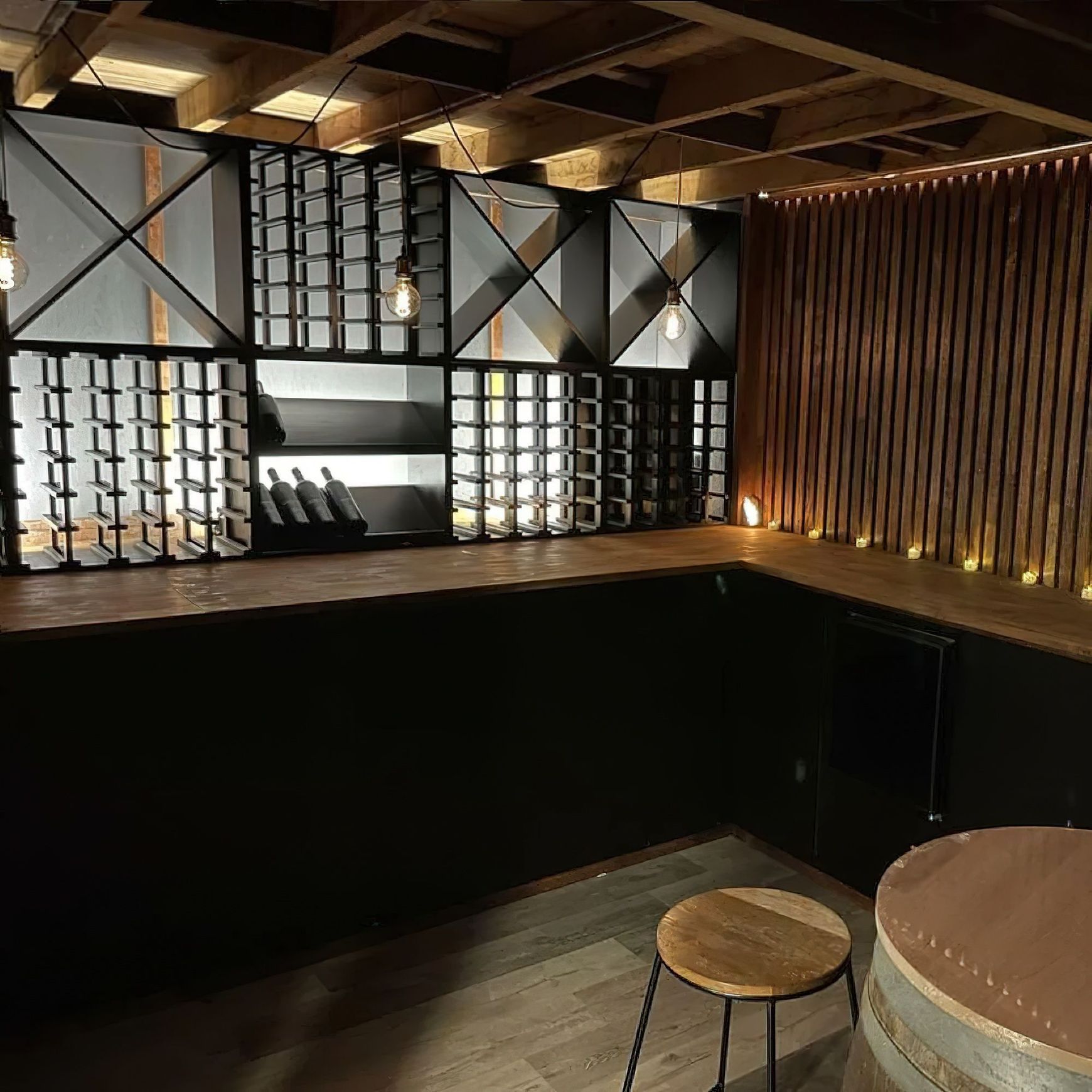 Modular Timber Wine Storage Cubes