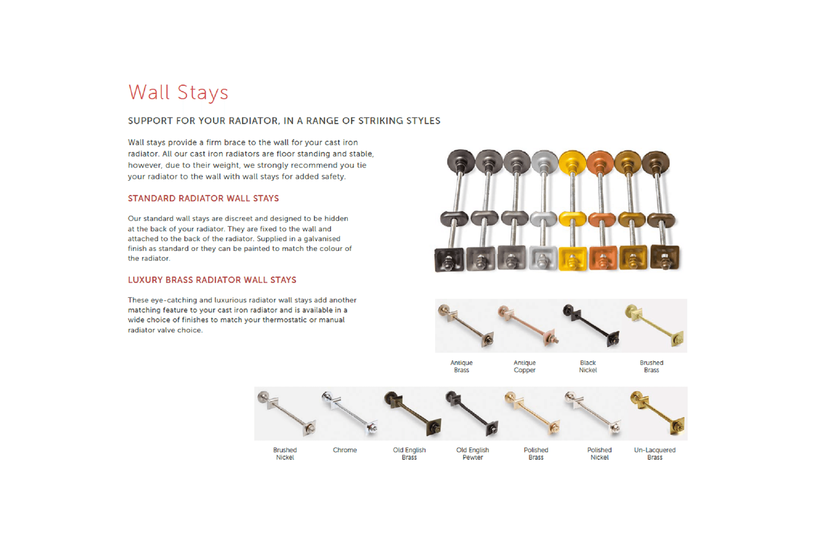 Paladin Bartholomew Electric Cast Iron Radiators