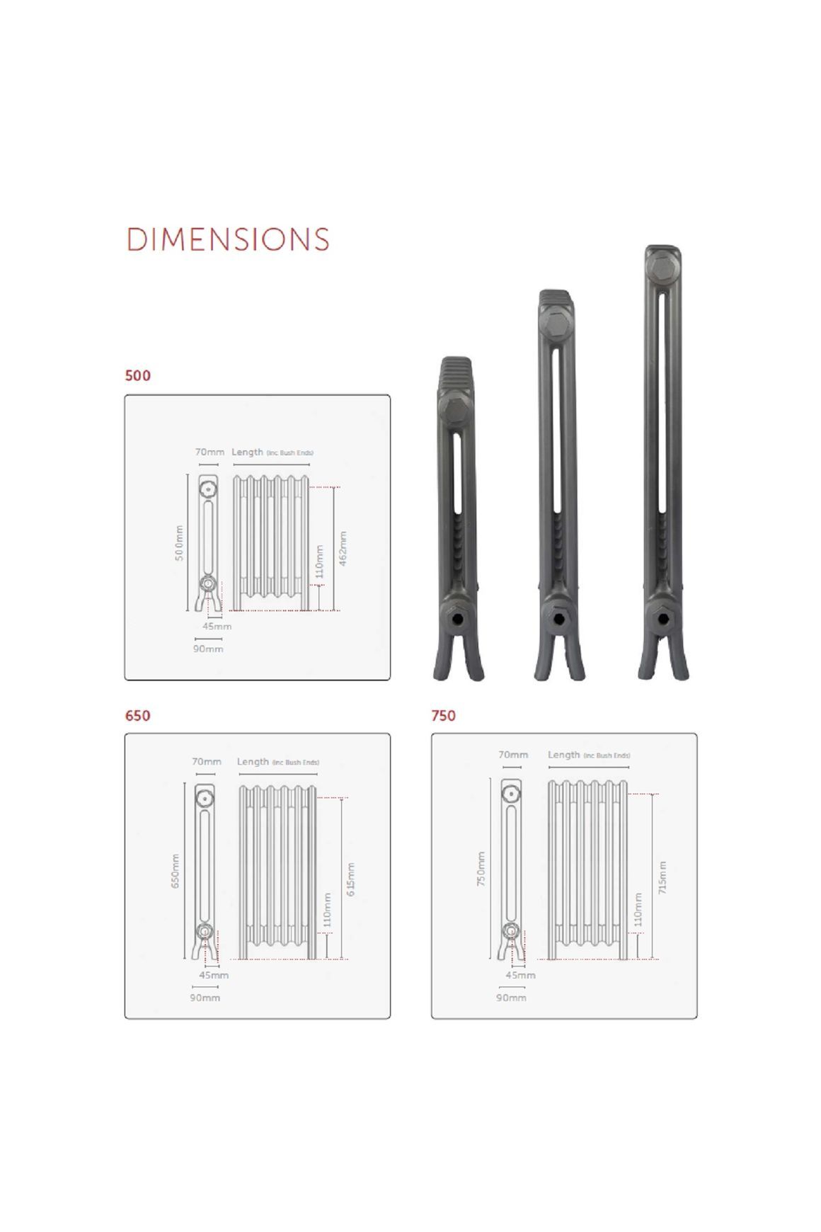 Paladin Elizabethan Cast Iron Radiator (5~12 sections)