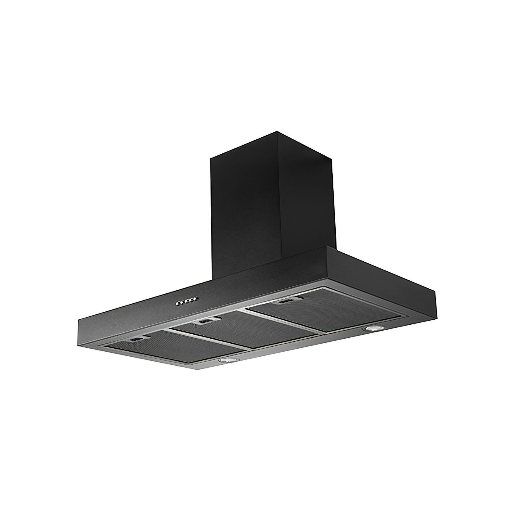 Black Wallmount Rangehood 900mm - TSH-900B