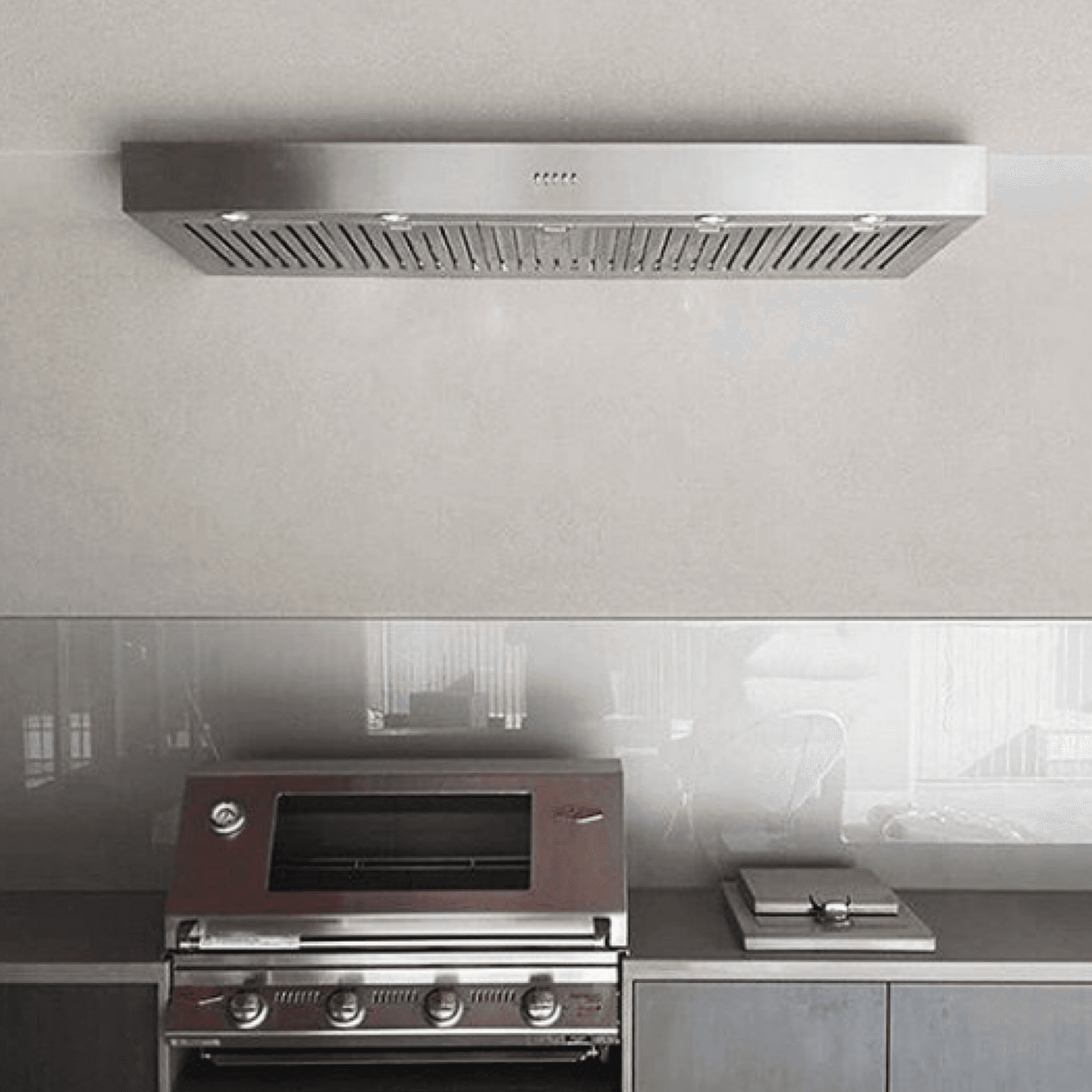 Schweigen Outdoor BBQ Rangehood CL7275 1500mm