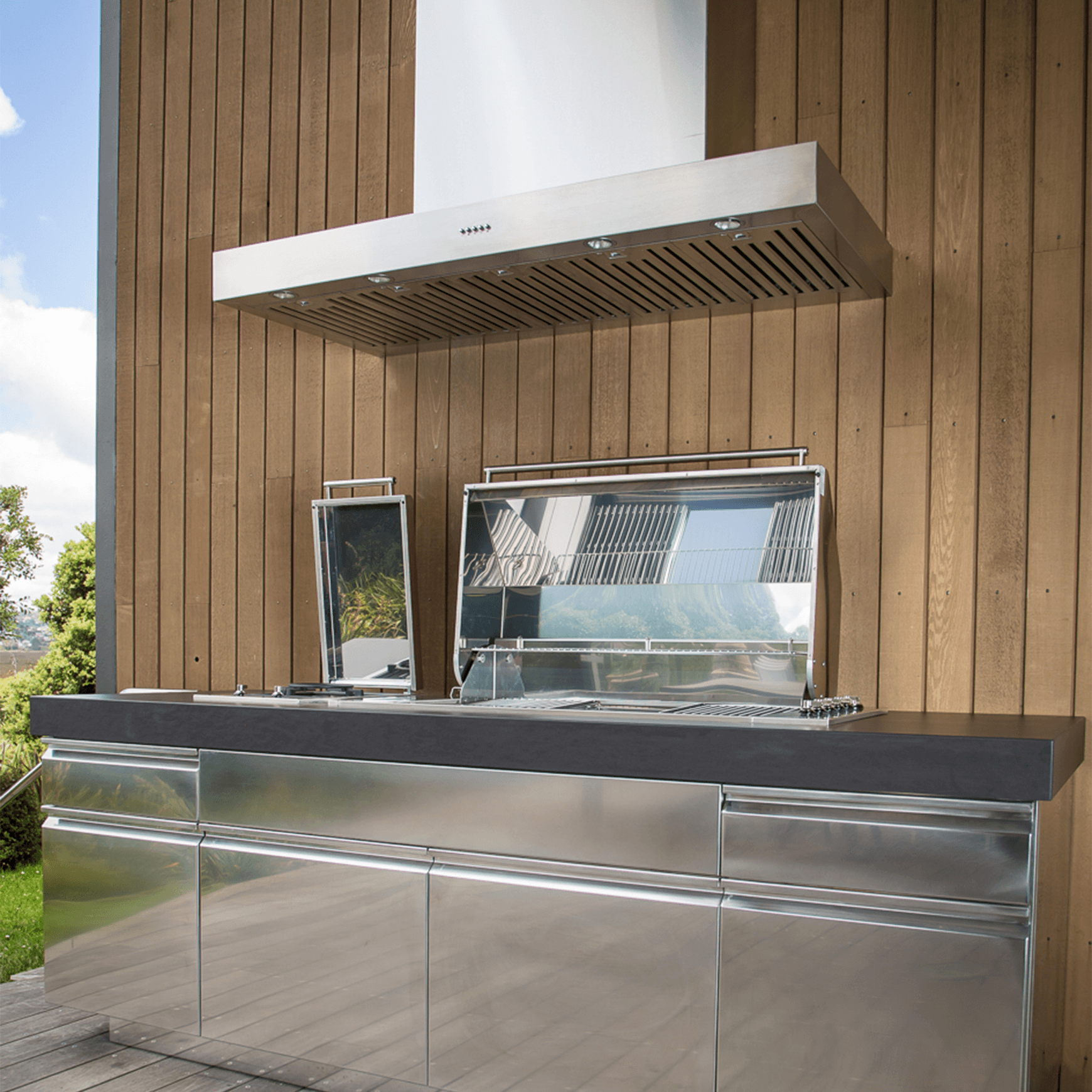 Schweigen Outdoor BBQ Rangehood CL7275 1500mm