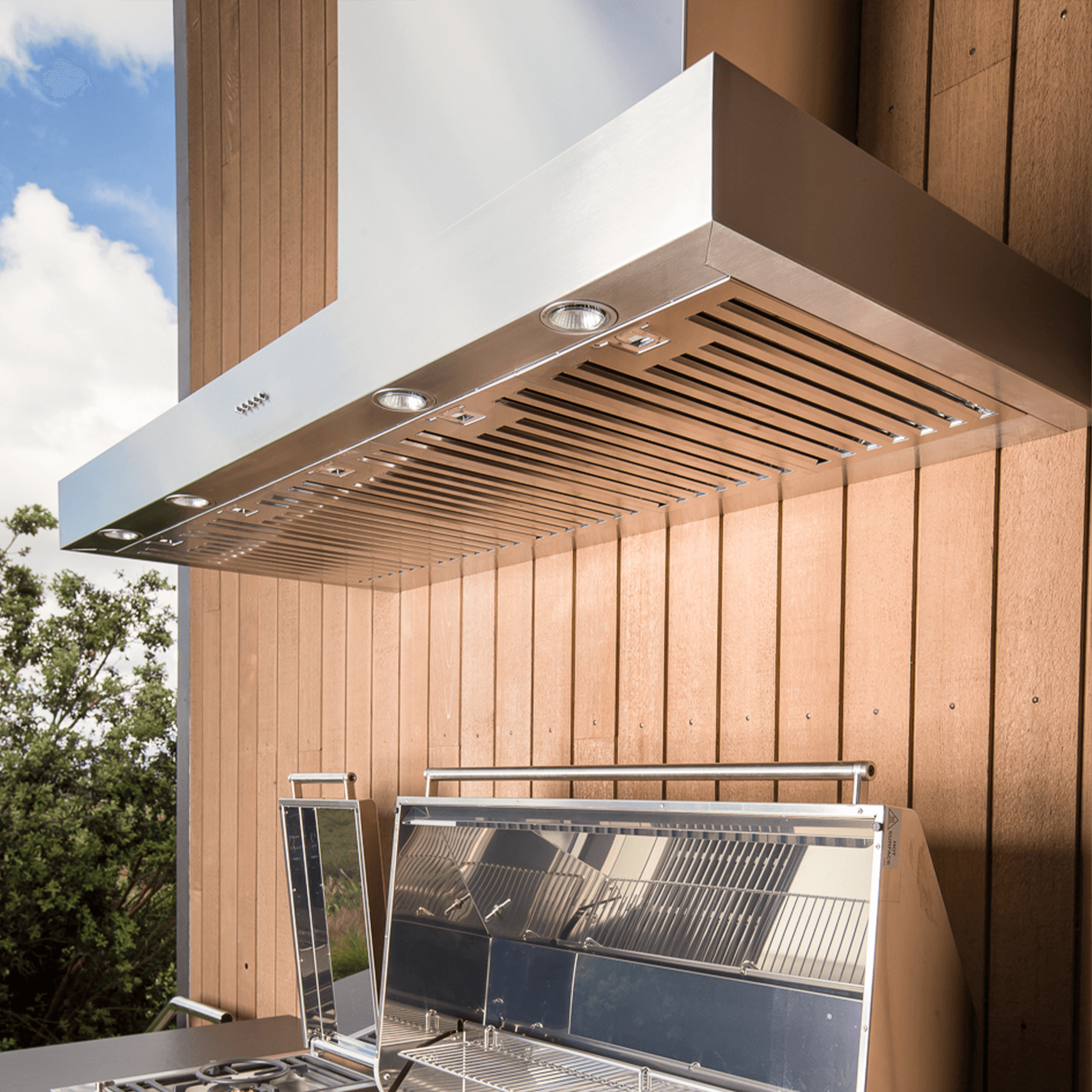 Schweigen Outdoor BBQ Rangehood CL7275 1500mm