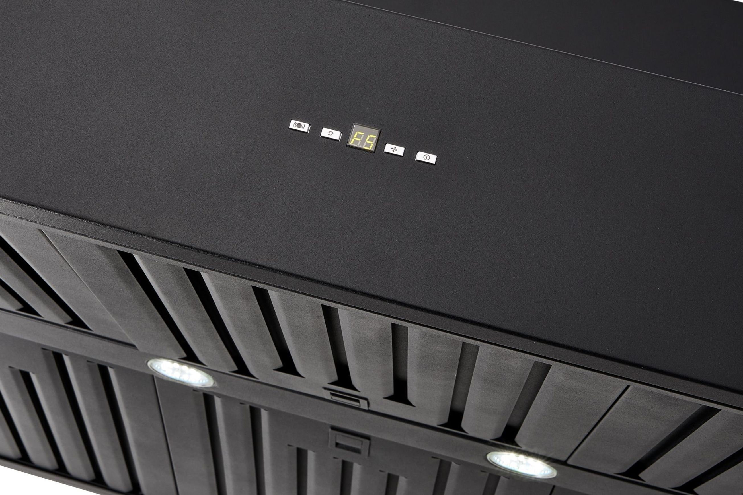 Silent Black BBQ Rangehood 1200mm - CL7372BS