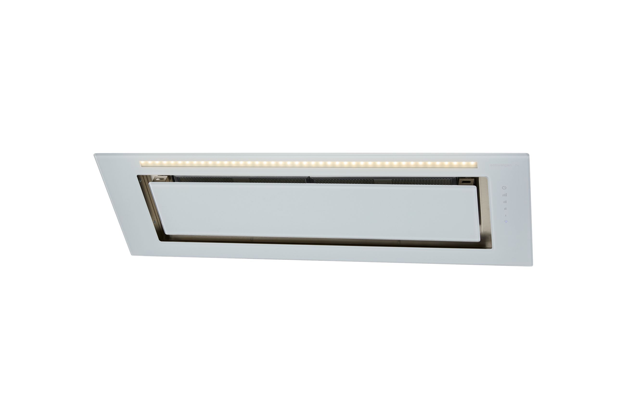 Silent White Undermount Rangehood 900mm - KLS-9GLASS