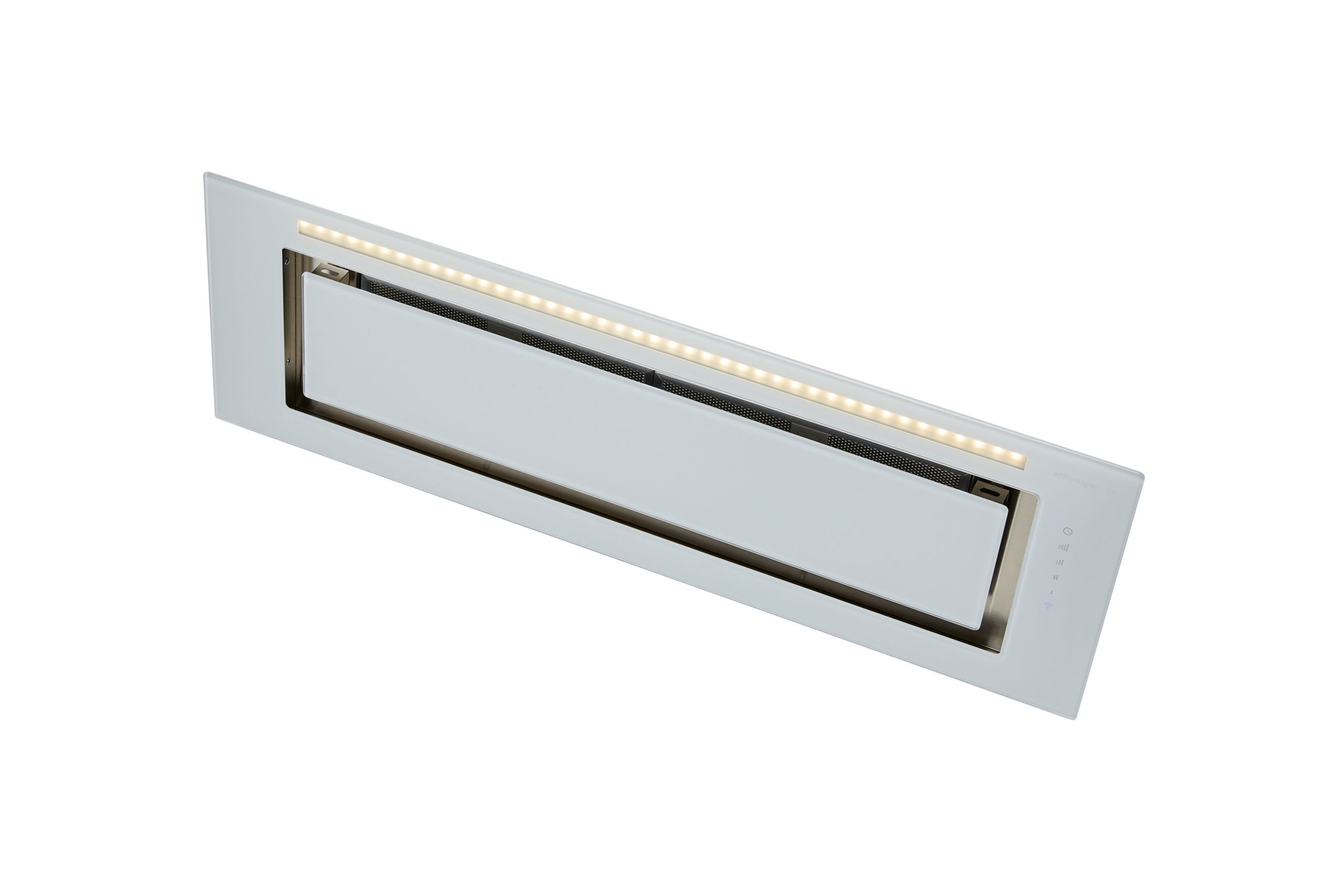 Silent White Undermount Rangehood 900mm - KLS-9GLASS