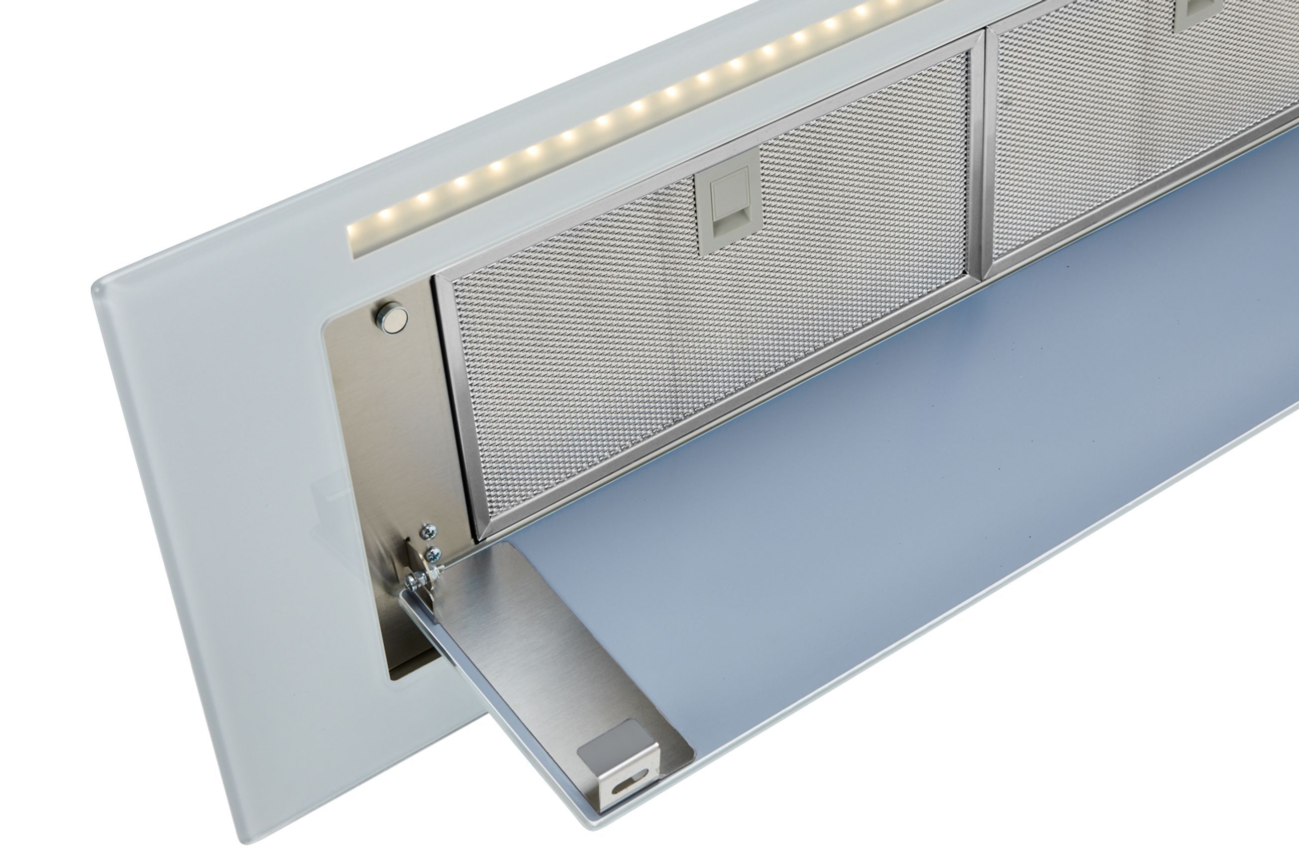Silent White Undermount Rangehood 900mm - KLS-9GLASS