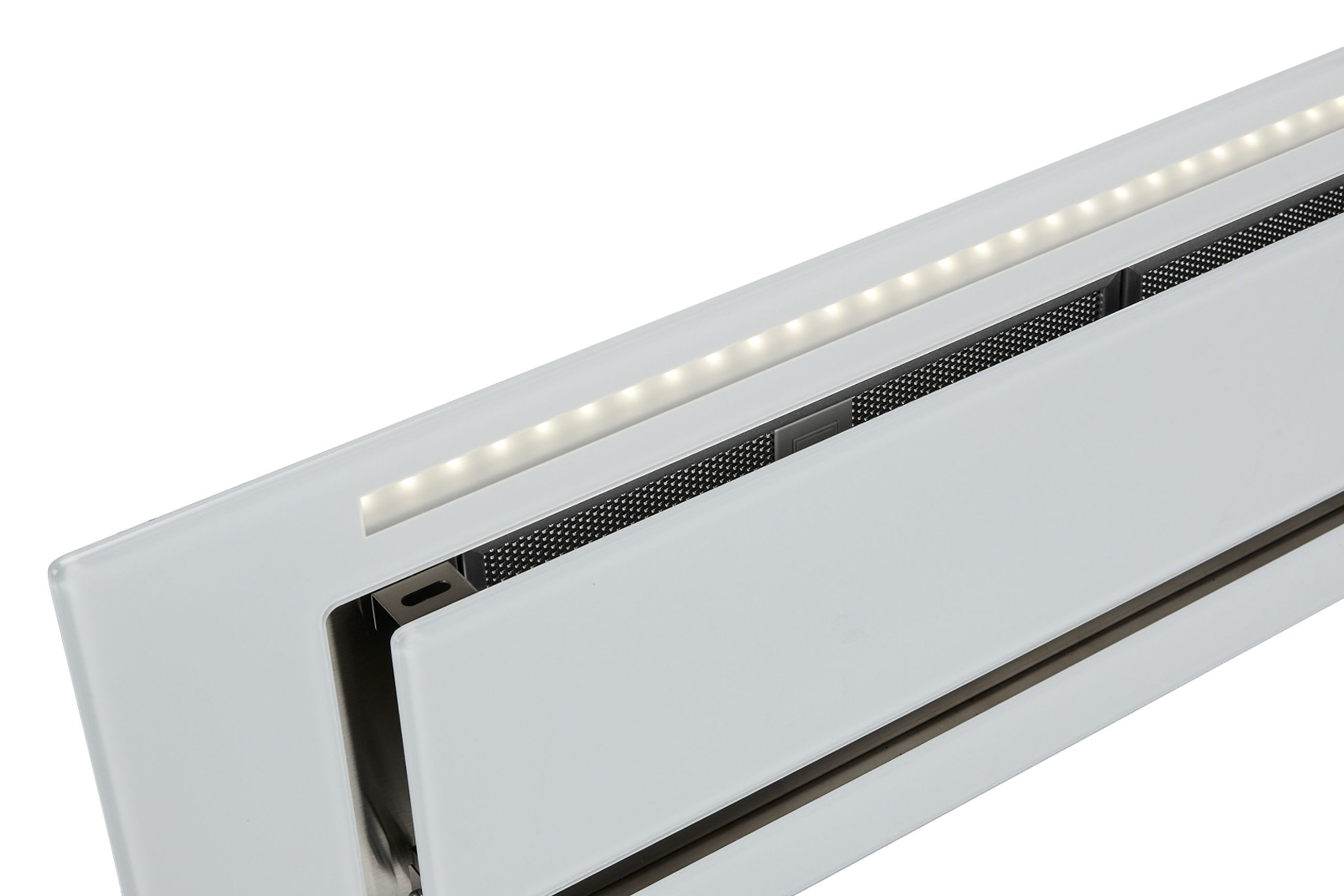 Silent White Undermount Rangehood 900mm - KLS-9GLASS