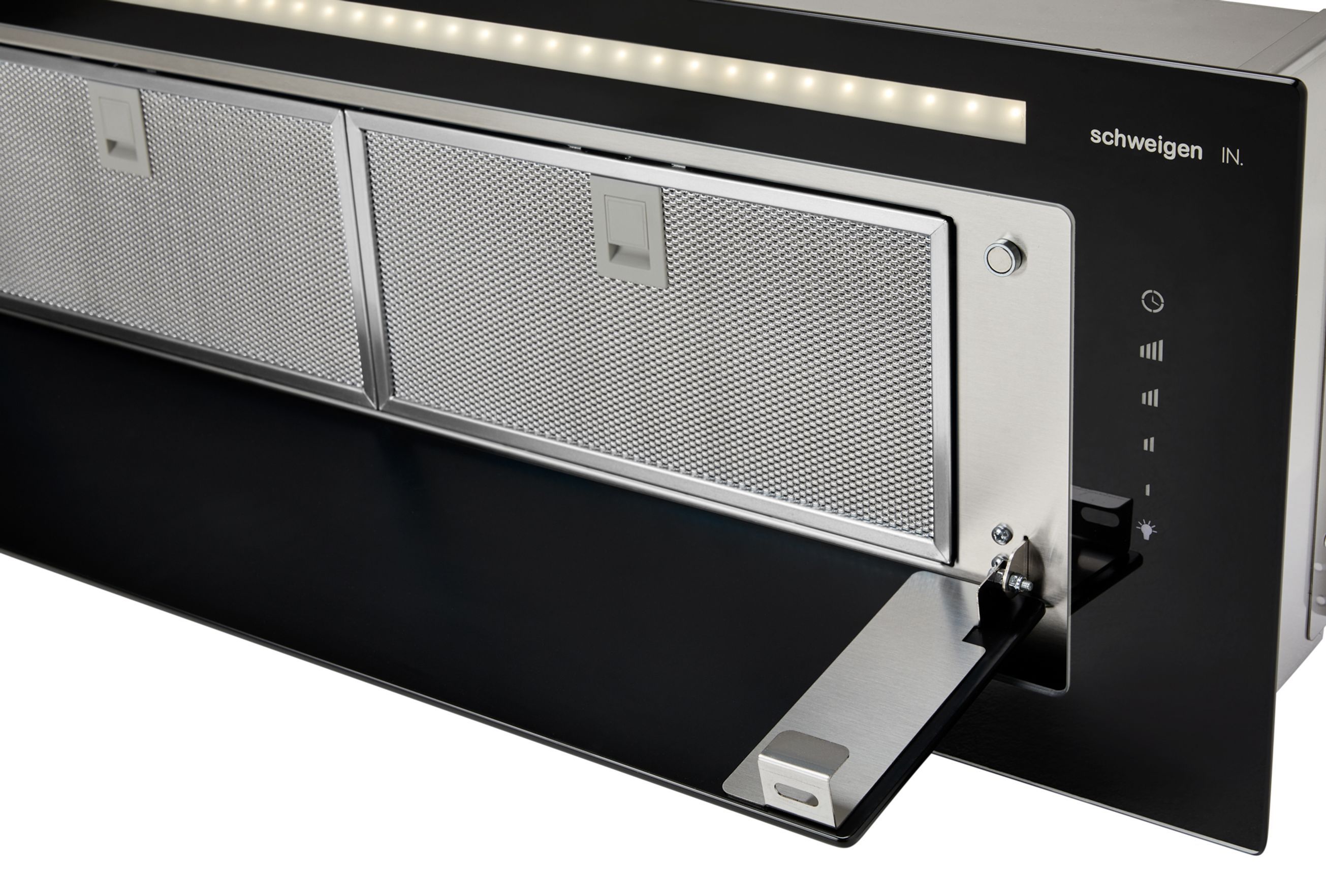 Silent Glass Undermount Rangehood 900mm - KLS-9GLASSBLK