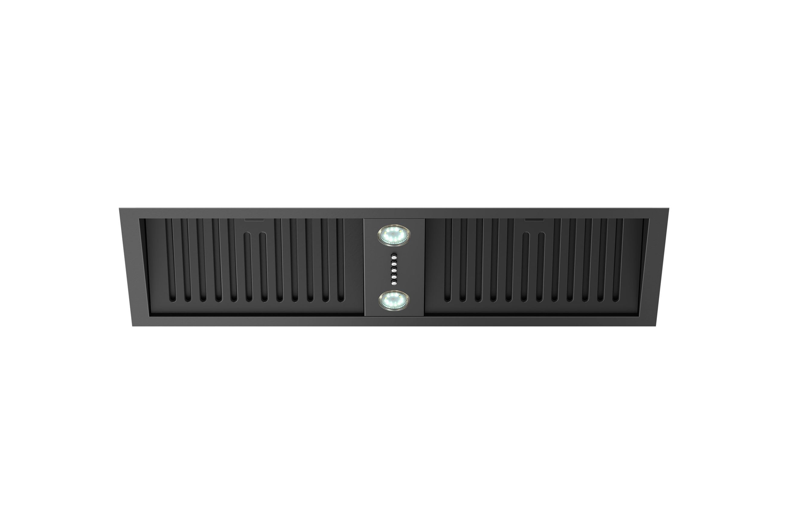 Black Undermount Rangehood 600mm (Non Silent) - SWU-9B