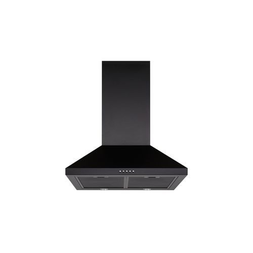 Black Wallmount Rangehood 600mm - TRI-600B