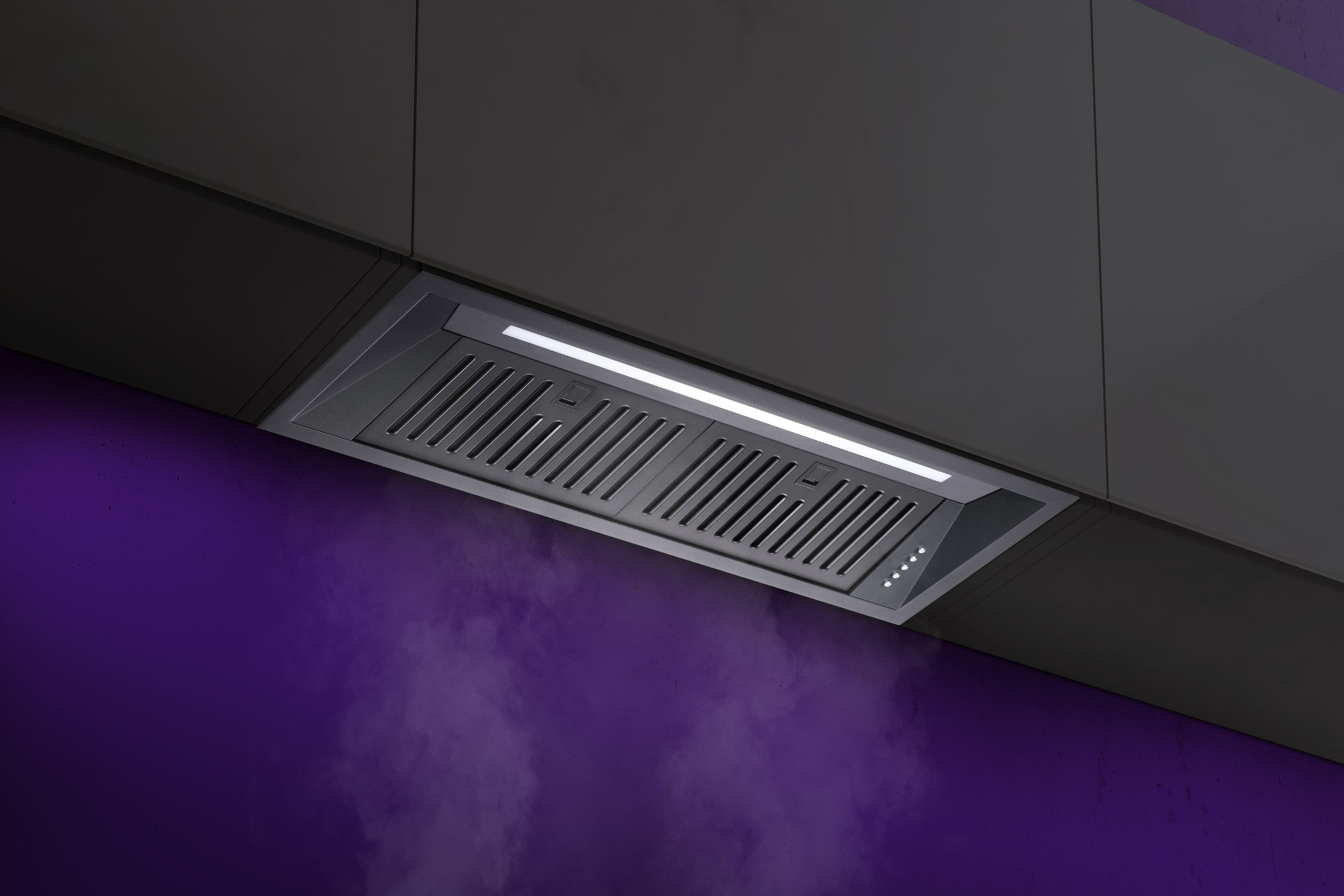 Silent Black Undermount Rangehood 900mm - UM-90MBS