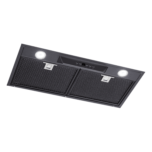 Silent Black Undermount Rangehood 900mm - UM1170-6BS