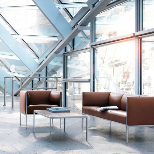 Asienta Upholstered Benches with Backrests