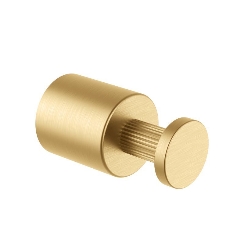 Caddence Robe Hook Brushed Brass