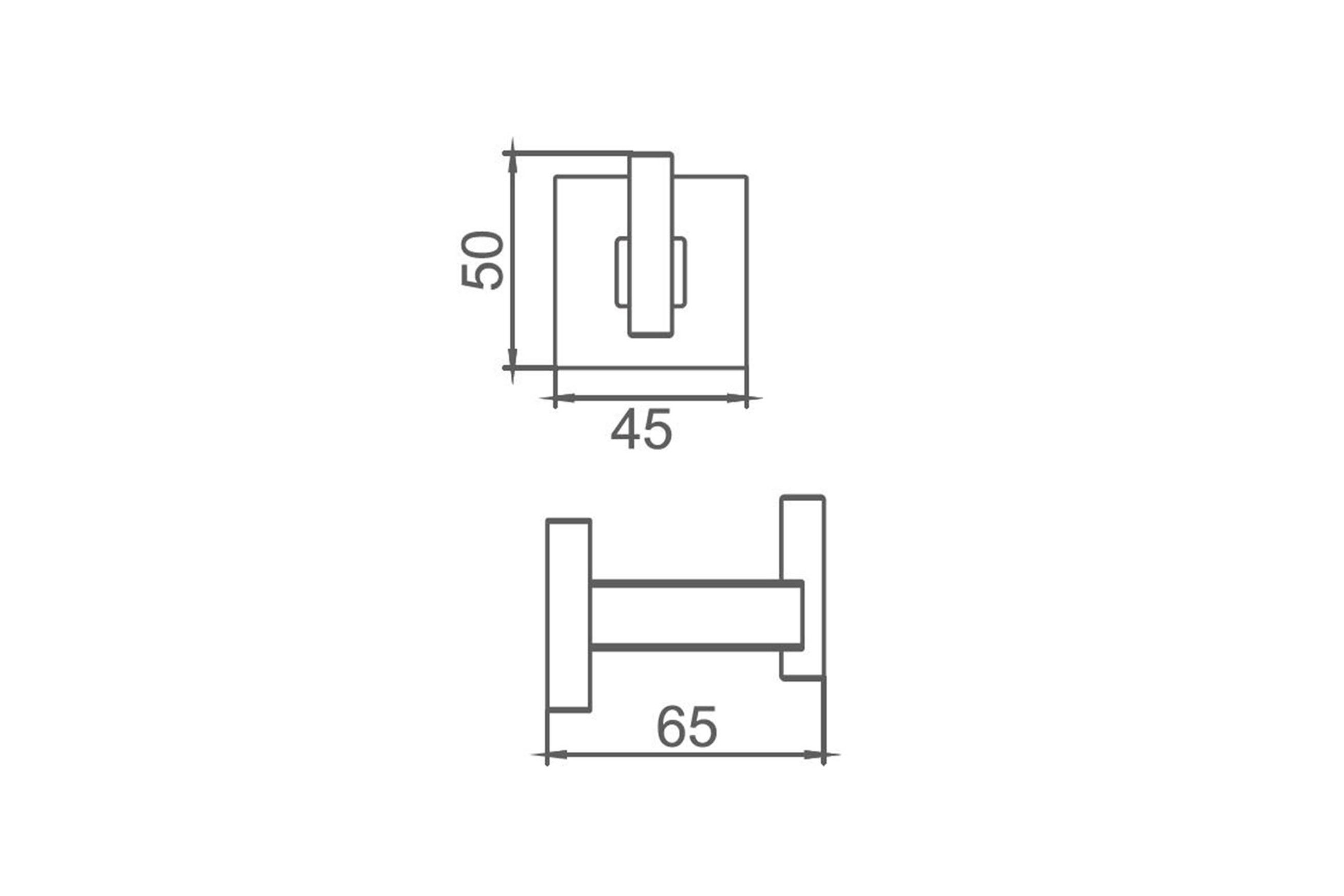 Butler Robe Hook Chrome